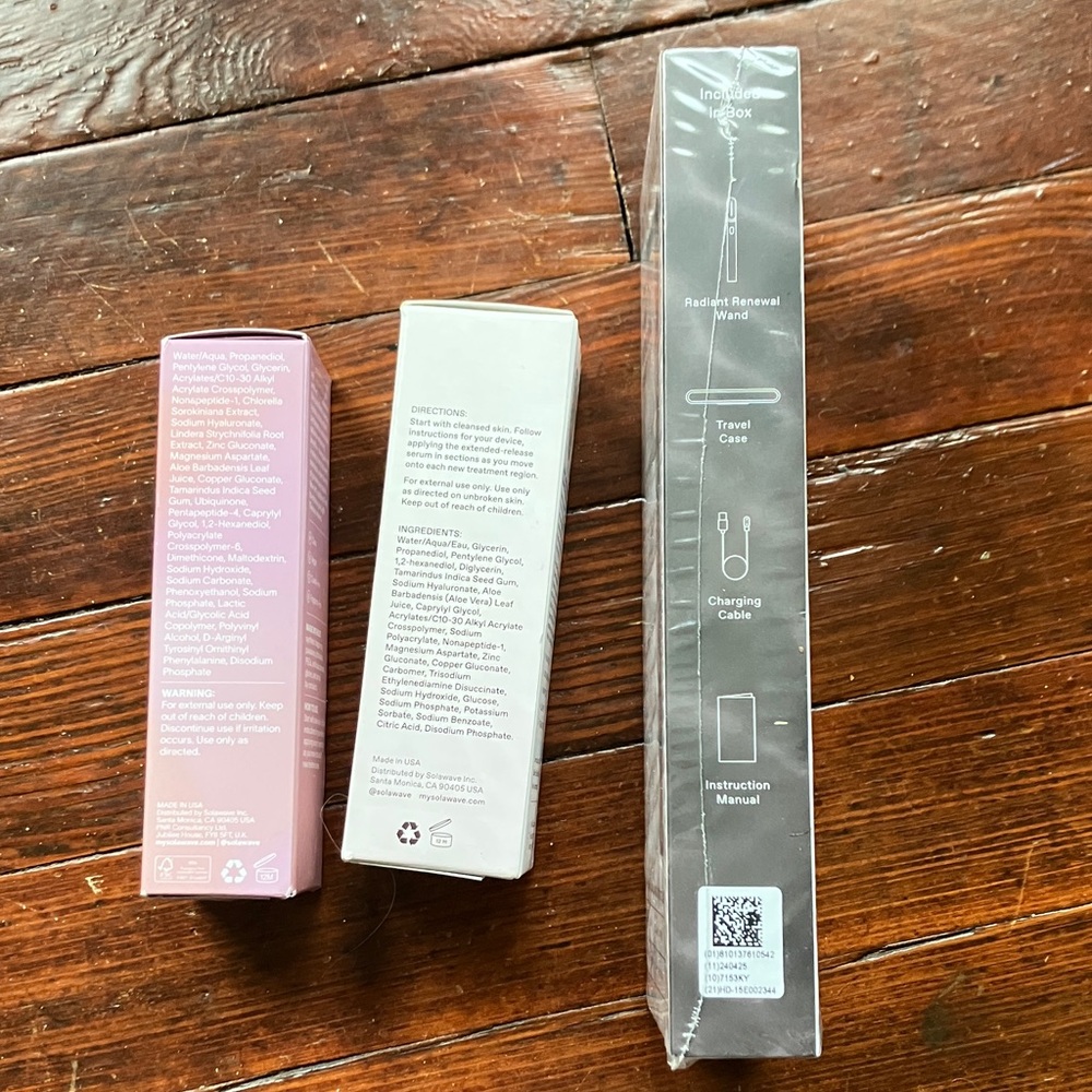 NIB Solawave 4-in-1 Skincare Wand, Serum, and Skin Therapy - Picture 3 of 6